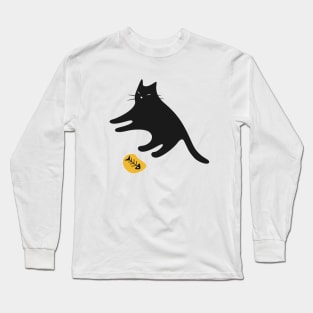 Black Cat Knows You Have More Long Sleeve T-Shirt